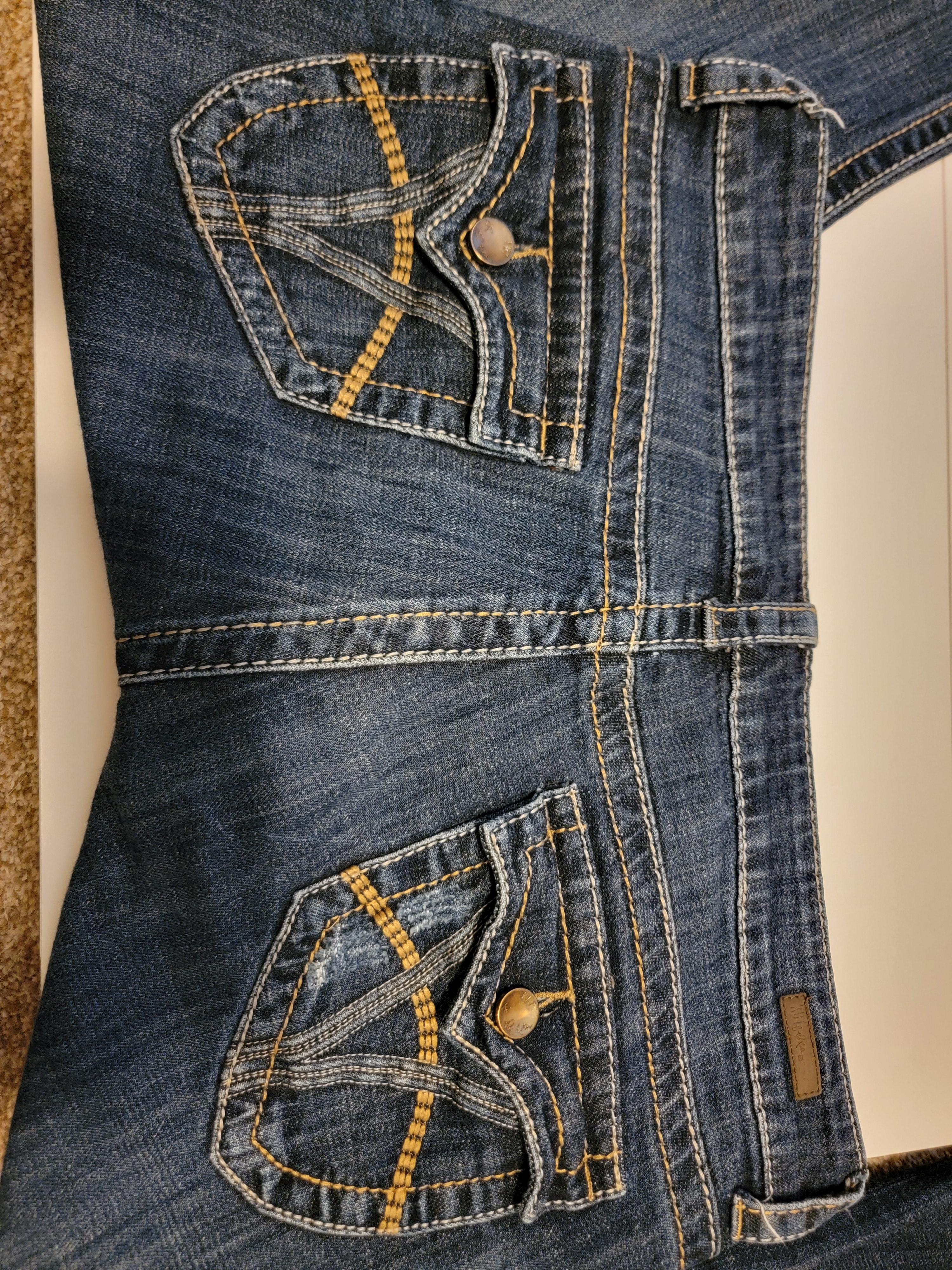 Kut From The Kloth(Natalie) Size 10 Dark Blue Bootcut Jeans